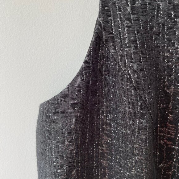 Shimmery Little Black Dress with Pockets! - Picture 3 of 12